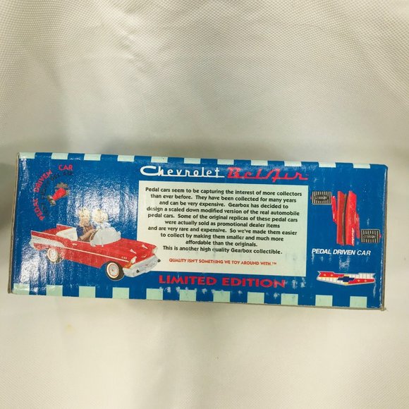 Gearbox 1997 Vintage 1957 Chevy Bel Air Convertible Serial #05365 Pedal Car New - Picture 5 of 10